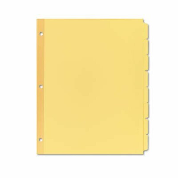 Avery Dennison Avery, WRITE & ERASE PLAIN-TAB PAPER DIVIDERS, 8-TAB, LETTER, BUFF, 24PK 11505